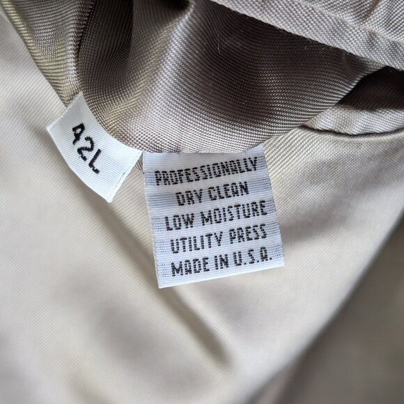 Austin Reed London, Wool Black and Brown Houndstooth Blazer Jacket, Sz 42L - Picture 7 of 10